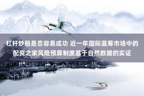 杠杆炒股是否容易成功 近一年国际蓝筹市场中的配资之家风险预算制度基于自然数据的实证